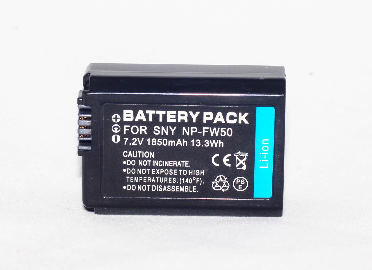 Акумулятор NP-FW50 для камер Sony NEX-3 NEX-5 SLT-A33 SLT-A37 SLT-A35 A5000 A5100
