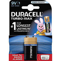 Батарейка Duracell turbomax 9v / mn160484n1*10 (крона) 1 штука (118232)