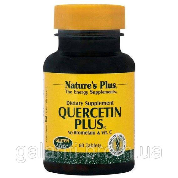 Купить Кверцетин Natures Plus NTP2563 Quercetin Plus 60 Tabs GL, код ...