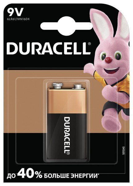 Батарейка Duracell 9v / mn160484n1*10 1 штука (066267)