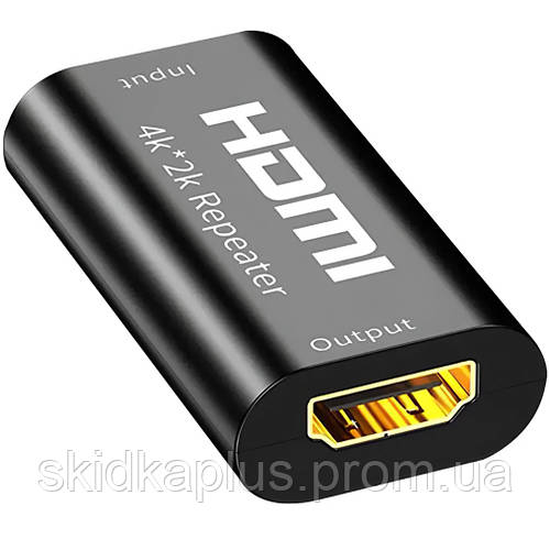Купить HDMI репитер усилитель 4K видеосигнала до 40 метров Addap HRE-01 ...
