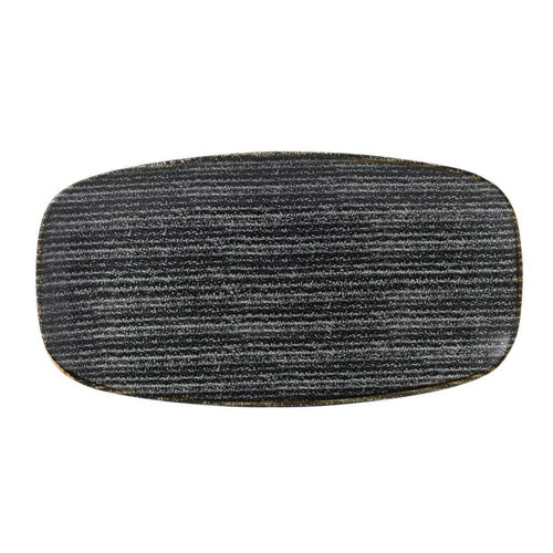 Блюдо прямокутне Churchill St. Pr Homespun Charcoal Black 29,8х15,3 см фарфор (SPCBXO111), фото 1