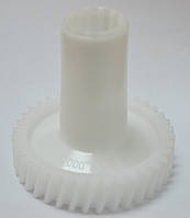 Шестерня привода шнека для мясорубки Zelmer 187.0005 (D=81mm/31mm,H=61mm/18mm,Z=38/12 косых/прямых зубов)