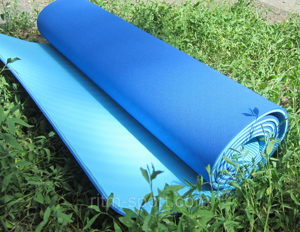 Килимок для йоги та фітнесу TPE+TC Yoga mat (6 мм)