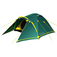 Палатка четырехместная Tramp Stalker 4 (v2) с тамбуром и снежной юбкой KB, код: 7418136