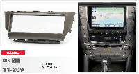 1-DIN переходная рамка LEXUS IS 350 2006-2012, CARAV 11-209