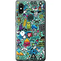 Чехол силиконовый на телефон Xiaomi Mi Mix 2s Стикер бомбинг 1 "693u-1438-58250"