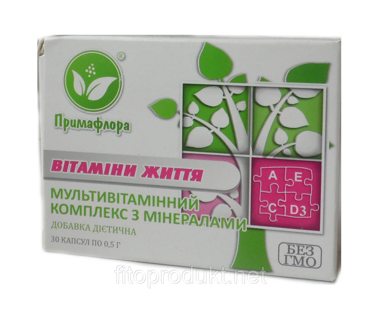 Вітаміни життя мультивітамінний комплекс із мінералами No30 Примафлора