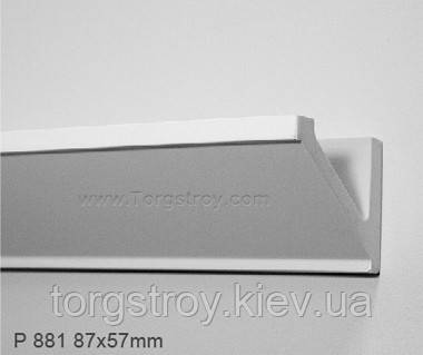 Карниз стельовий P881, довжина 2,00м, Gaudi decor, фото 1