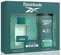 Reebok Cool Your Body Gift Set For Men - Набор (edt/50ml + sh gel/250ml) (1016547)