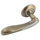 Ручки дверні Trion ЦАМ NAVARA AB/CP Armadil, фото 2