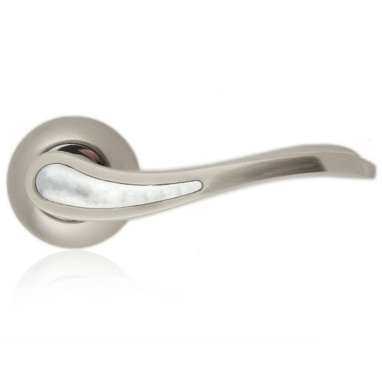 Ручки дверні Trion ЦАМ NAVARA SN/CP Armadil, фото 1