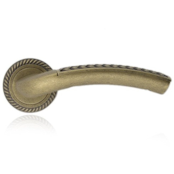 Ручки дверные резные Trion ЦАМ COBO-28 : A.Bronze, фото 1