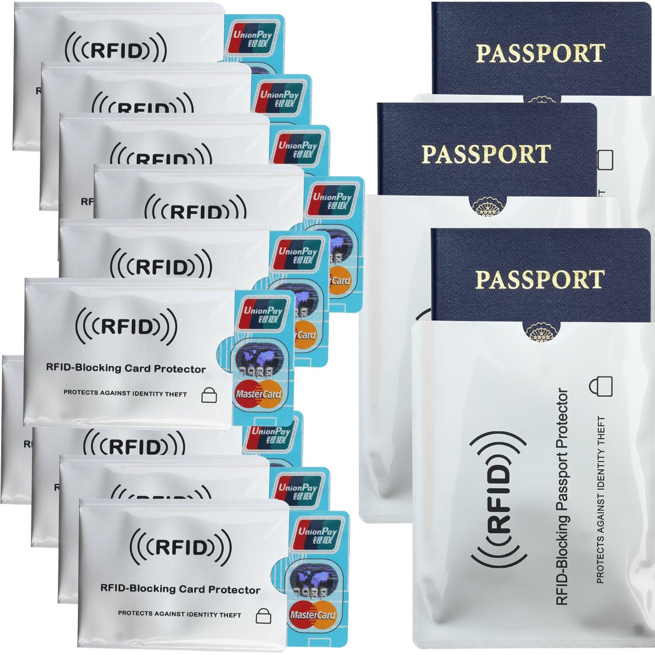 RFID чохол для кредитних карток і біометричного паспорта, захист від несанкціонованого зчитування