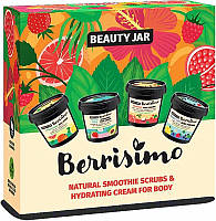 Набор - Beauty Jar Berrisimo Hydrating Body Gift Set (b/peel/160g + b/peel/200g + b/scrub/200g + b/cr/155ml)