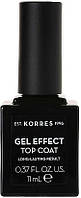 Закрепитель лака для ногтей - Korres Sweet Almond Nail Colour Top Coat 11ml (1014677)