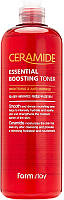 Тонер-бустер для лица с керамидами FarmStay Ceramide Essential Boosting Toner 500ml (898329)