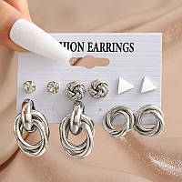 Набор бижутерия серьги из медицинской стали TRENDY Earrings 5404525