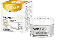 Денний зволожувальний крем для обличчя Mincer Pharma ArganLife Moisturishing Day Cream 801 (711968)