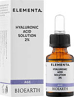 Сыворотка "Гиалуроновая кислота 2 %" - Bioearth Elementa AGE Hyaluronic Acid 2% 15ml (947799)