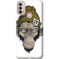 Чохол силіконовий на телефон Motorola E40 Мавпа в шапці "4183u-2660-58250"