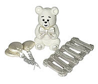 Набір цукрових фігурок "Ведмедик з драбинкою"