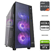 Под заказ:новый игровой ПК Ryzen 5 5500 6 ядер 3.6GHz/16GB DDR4/1TB SSD M.2/GeForce RTX 2060 8GB/700W