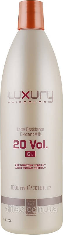 Молочный Оксидант - Green Light Luxury Haircolor Oxidant Milk 6% 20 vol. 1000ml (930482) - фото 2 - id-p1844543909