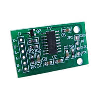 24-біт АЦП HX711 для тензодатчиків ваг Arduino монтажний, швидкість передачі 10/80 Гц, робоча напруга 2.6-5.5 В