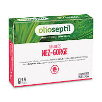 Комплекс для профилактики дыхательной системы OLIOSEPTIL NEZ-GORGE 15 Caps SC, код: 7813227