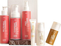 Набор "Комплексный уход за зрелой сухой и нормальной кожей с пенкой", 6 продуктов - Marie Fresh Cosmetics