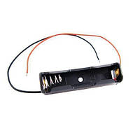 Відсік для 1 батареї AAA, 1.5В бокс кейс з проводами, Arduino, довжина проводків 15 см