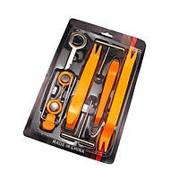 Набір з 12 знімників пістонів, обшивки салону, панелей, магнітол, пластикові та металеві інструменти