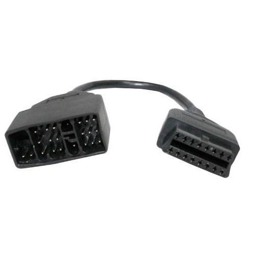 Перехідник з OBD2 16pin мама на Toyota 22pin тато, довжина 30 см, для автосканерів
