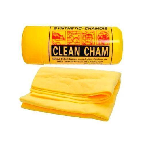 Тряпка серветка в тубі для автомобіля 43x32 см синтетична Clean Cham, вологовбираюча, для сушіння авто