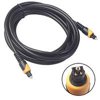 Кабель аудіо оптичний Toslink - Toslink, 5м OD5.0, для багатоканального звуку, синтетичне оптоволокно