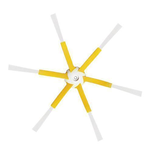 Бокова щітка для роботів-пилососів iRobot Roomba 500 600 700, 6 лопатей, матеріал: пластик, вага: 10 г