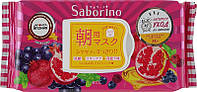 Маска-салфетка утренняя Увлажнение и питание - BCL Saborino Morning Mask Mix Berry (992371)