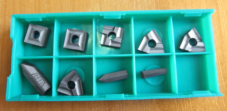 Пластини твердосплавні змінні 9 шт з карбіду для набору токарних різців для металу з 9 шт 12х12 мм