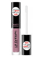 Жидкая матовая губная помада Eveline Cosmetics MATT MAGIC LIP CREAM 17 4,5 мл 5903416013754 PP, код: 7750745