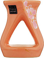 Аромалампа "Фано", оранжевая с розовыми цветами - Flora Secret (970037)