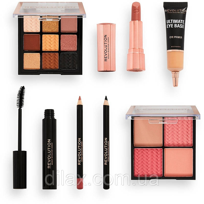 Набір, 7 продуктів — Makeup Revolution Get The Look: Soft Glam Makeup Gift Set (982580)