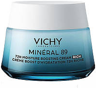 Насыщенный увлажняющий крем для лица - Vichy Mineral 89 Rich 72H Moisture Boosting Cream (1023605)