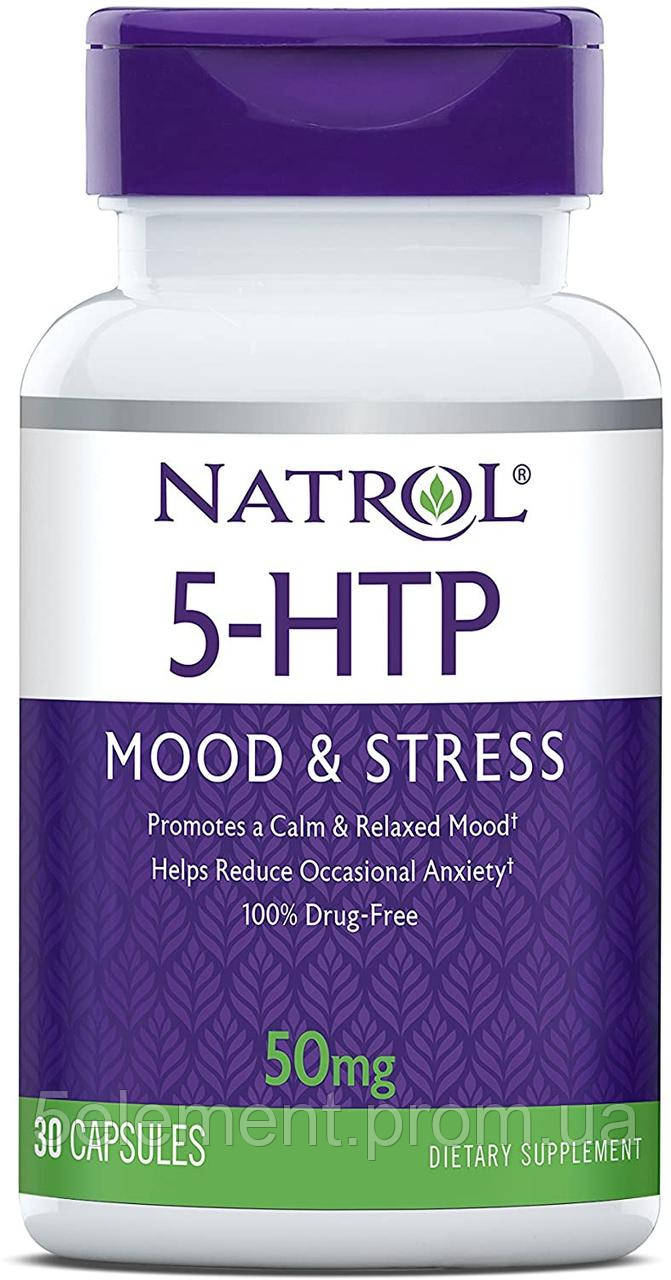 5-гідрокситриптофан 5-HTP Natrol 50 Мг 30 Капсул FE, Код: 7289841 ...