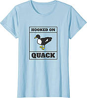Women Baby Blue Large Подсел на футболку Quack