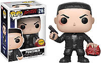 Punisher (Chase Edition): Сорвиголова x Funko POP! Виниловая фигурка Marvel и 1 пластиковая защитная плен