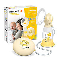 Einzelmilchpumpe: Swing Flex Электрический молокоотсос Medela Swing Flex Компактный дизайн С воронками Pe