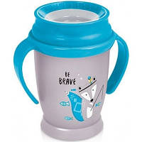 Популярний! Поїльник-непроливайка Lovi 360 з ручками Junior Indian Summer Boy 250 мл (1/592new) - Краща якість тільки на