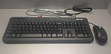 Комплект клавіатура з мишею Б/У Microsoft Wired Keyboard 600 Black USB, фото 3