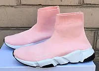 Женские кроссовки Balenciaga Speed Mid Sneaker Pink/White